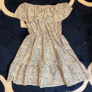 Off the shoulder dress